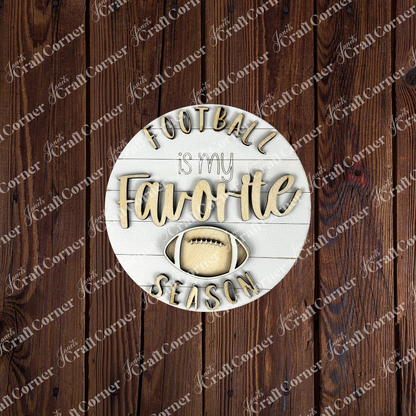 Football Decor Set - DIY craft kit - Choice of 5