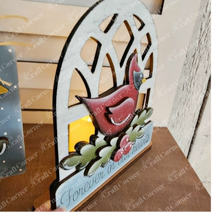 Cardinal Decor Set - DIY home decor craft kit - Choice of 4