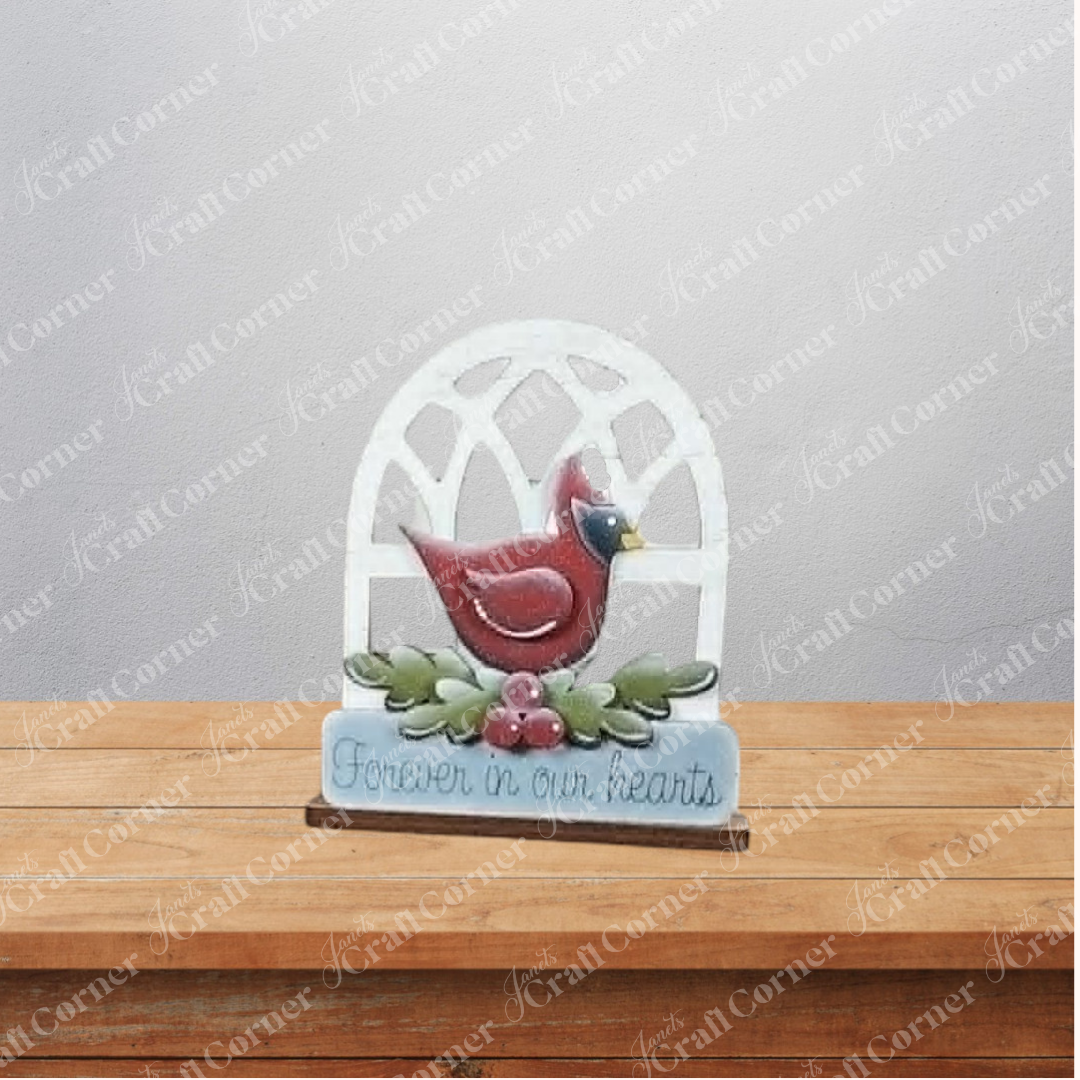 Cardinal Decor Set - DIY home decor craft kit - Choice of 4