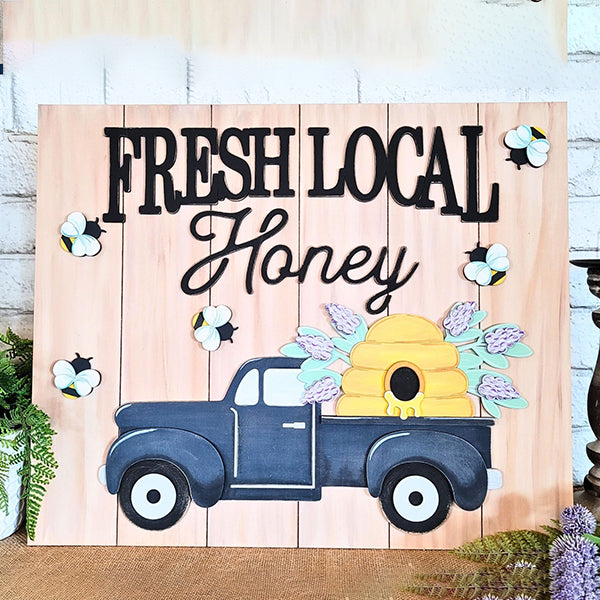 Fresh Local Honey Shelf Leaner