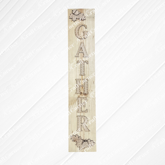 Gather Porch Leaner - DIY seasonal home decor craft kit - set of 1