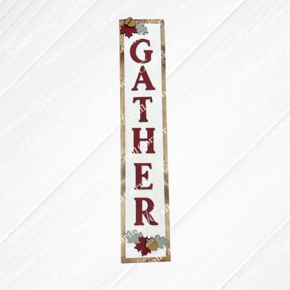 Gather Porch Leaner - DIY seasonal home decor craft kit - set of 1