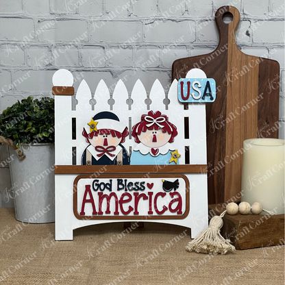 Garden Fence Classic Interchangeable Base – DIY home décor craft kit – Set of 1
