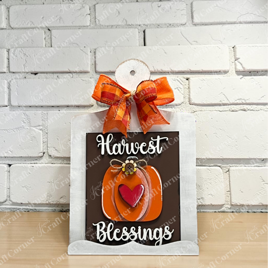 Harvest Blessings Switchable Farmhouse Sign Class