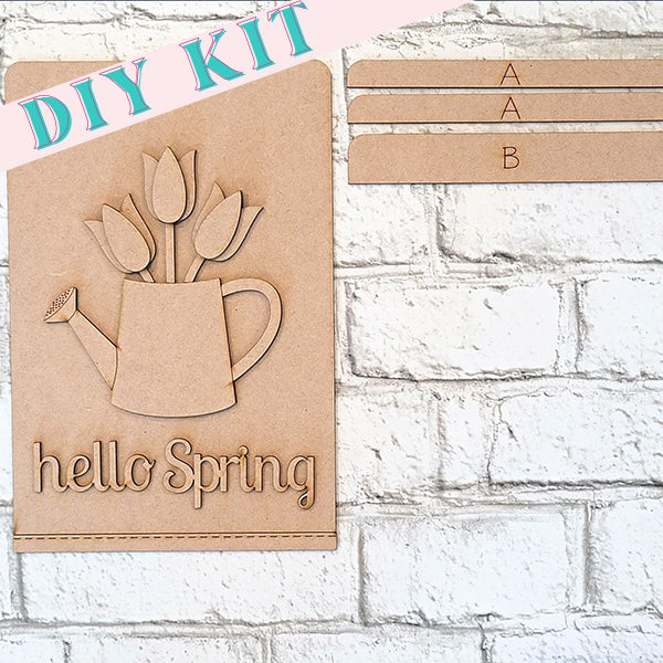 Hello Spring Interchangeable Tea Towel