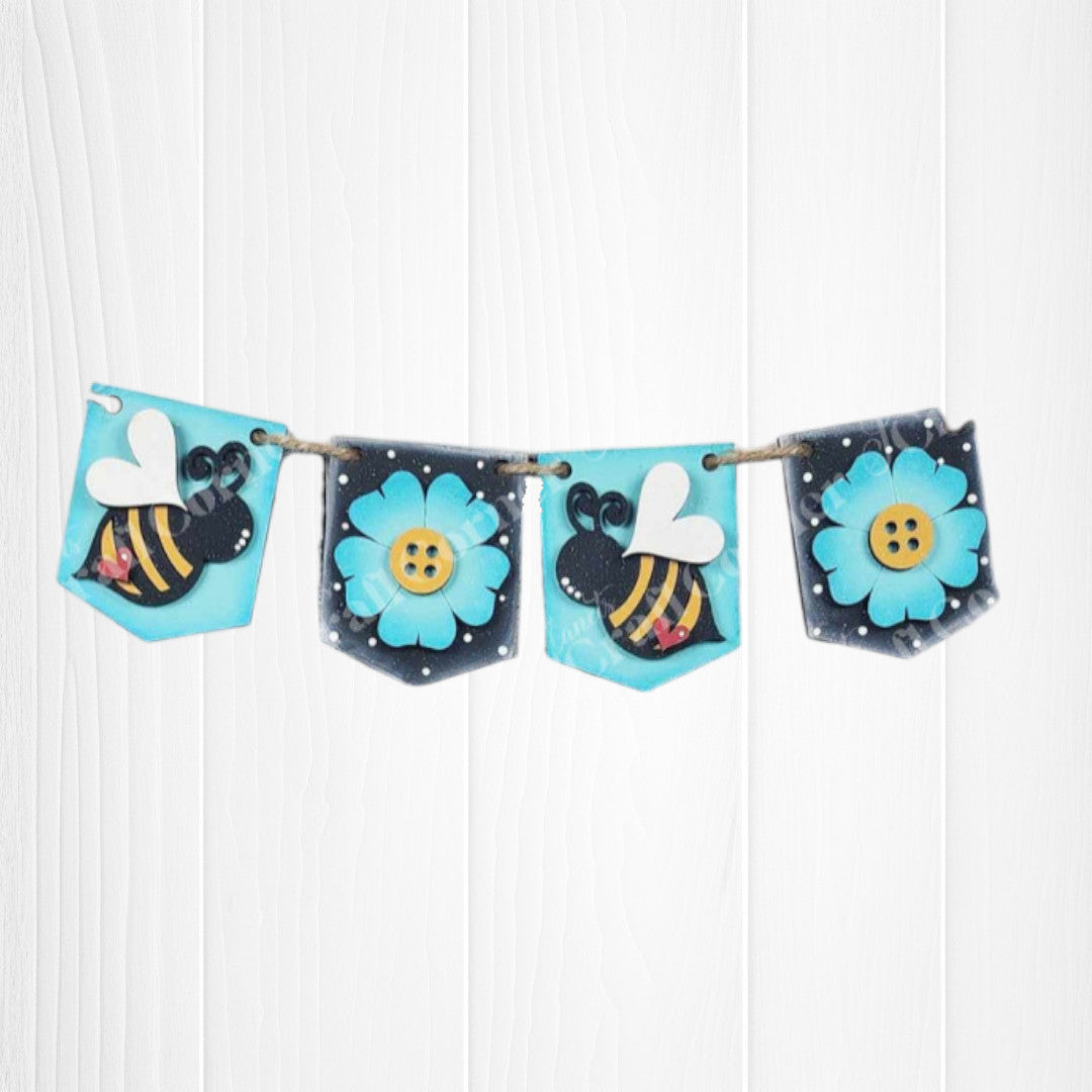 Add sweet charm to your space with Janet's Craft Corner Honey Bee Mini Shelf Sitters DIY kit—choose 1 of 5 seasonal wood cut-outs for easy home decor crafting. Perfect for honey bee-themed accents!.