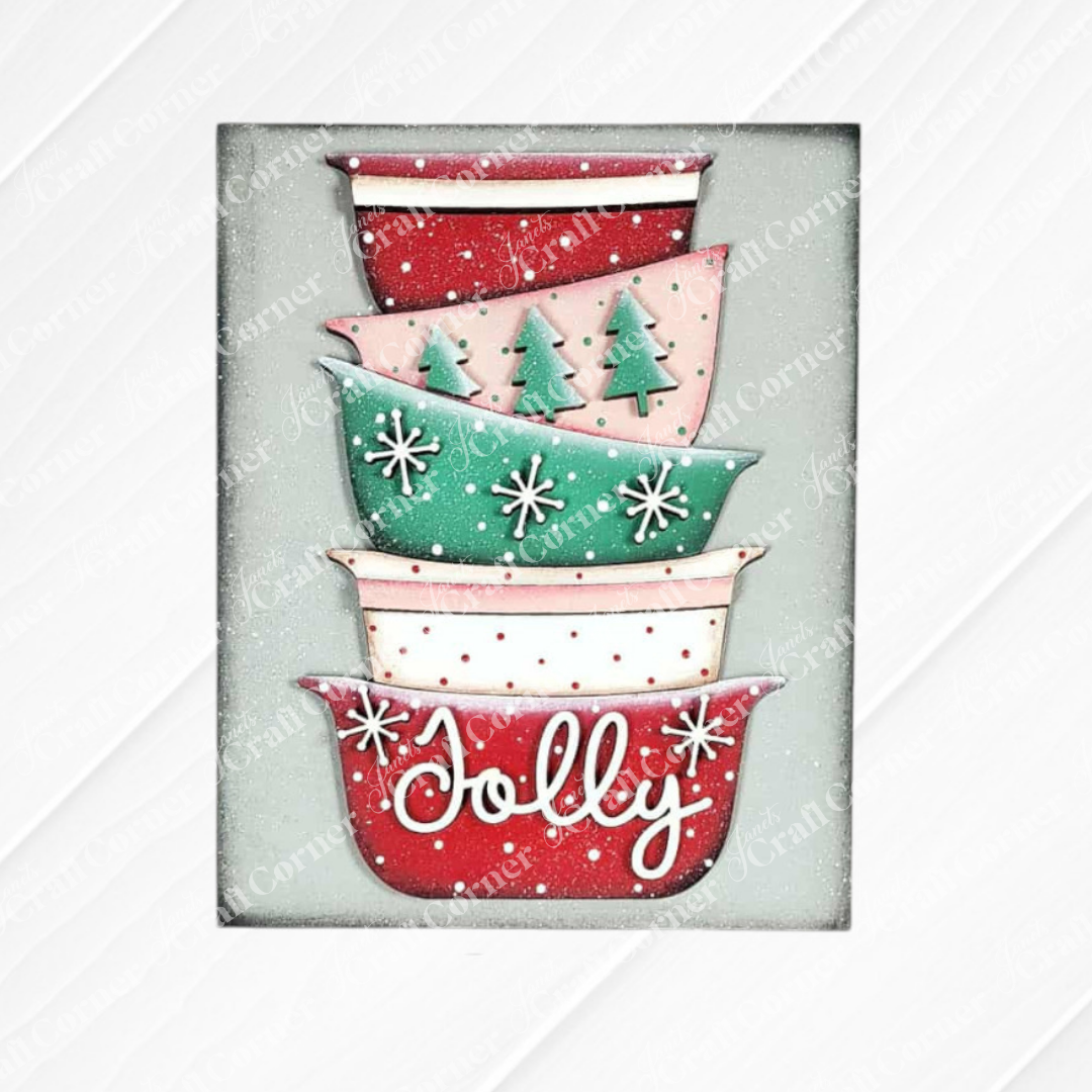 Christmas Baking Switchable Farmhouse Signs - DIY craft kit - Choice of 3