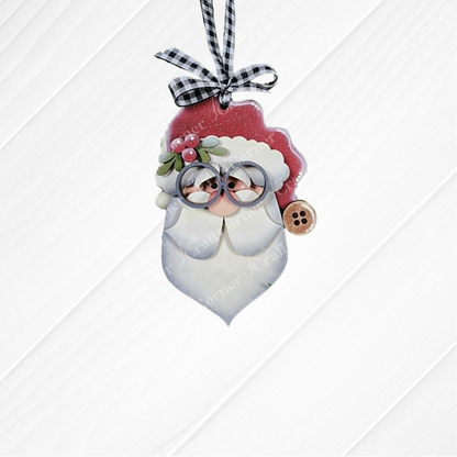 Jolly St. Nick Ornaments - DIY holiday craft kit - Choice of 3