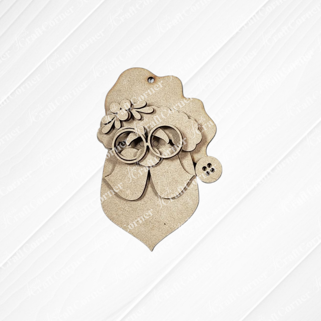 Jolly St. Nick Ornaments - DIY holiday craft kit - Choice of 3