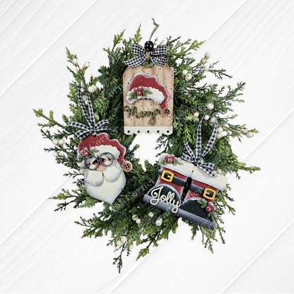 Jolly St. Nick Ornaments - DIY holiday craft kit - Choice of 3