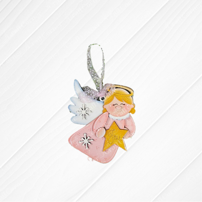 Sweet Angel Ornaments - Painted