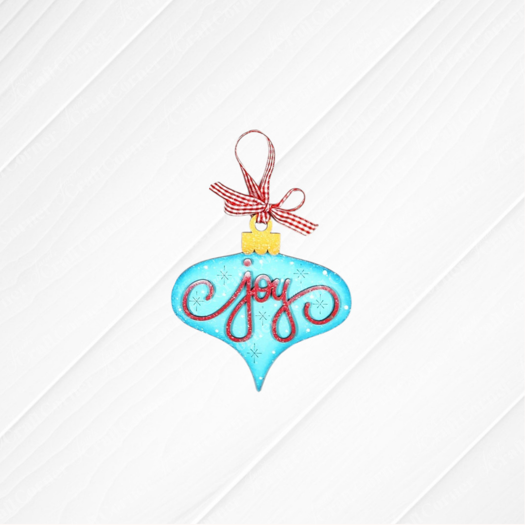 Vintage Mid-Century Ornaments - Painted
