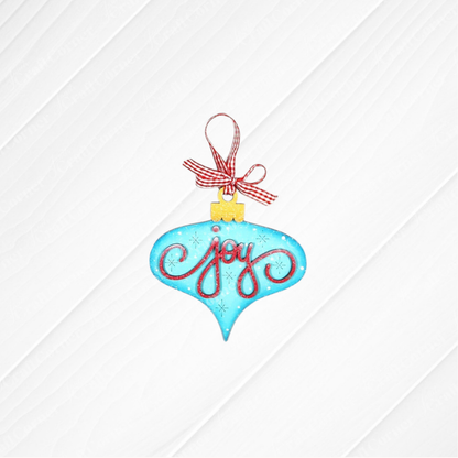 Vintage Mid-Century Ornaments - Painted