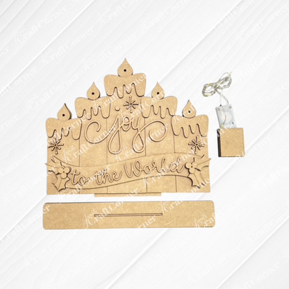 July 2026 - Joy to the World Light Up Shelf Sitter - Crafted by You! Repurchase