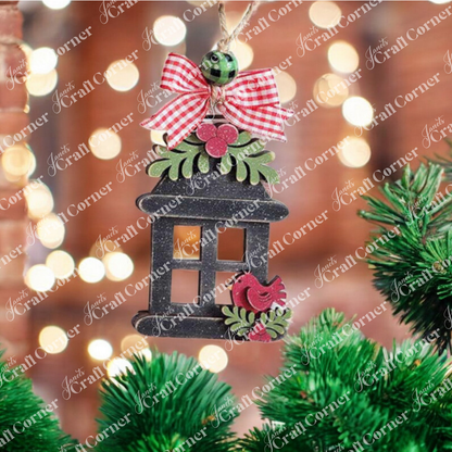 Country Christmas Ornaments - DIY holiday craft kits - Choice of 6