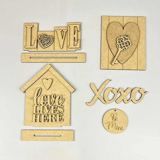 Love Lives Here Decor Set | DIY home decor craft kit