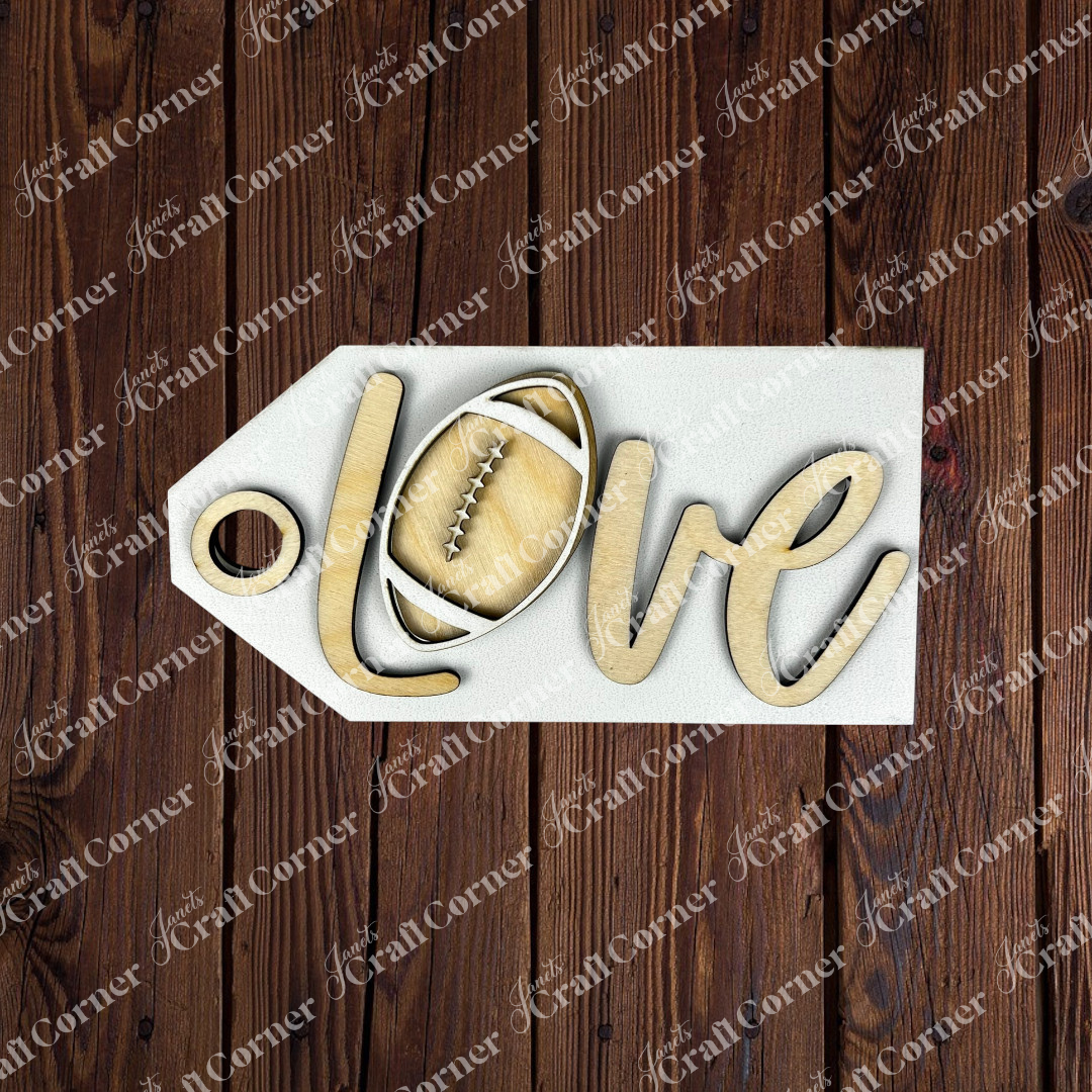 Football Decor Set - DIY craft kit - Choice of 5