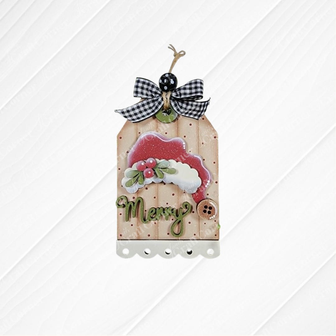 Jolly St. Nick Ornaments - DIY holiday craft kit - Choice of 3