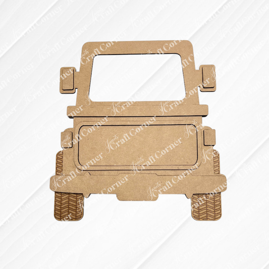 Off Road Truck Interchangeable Base - DIY home decor craft kit - set of