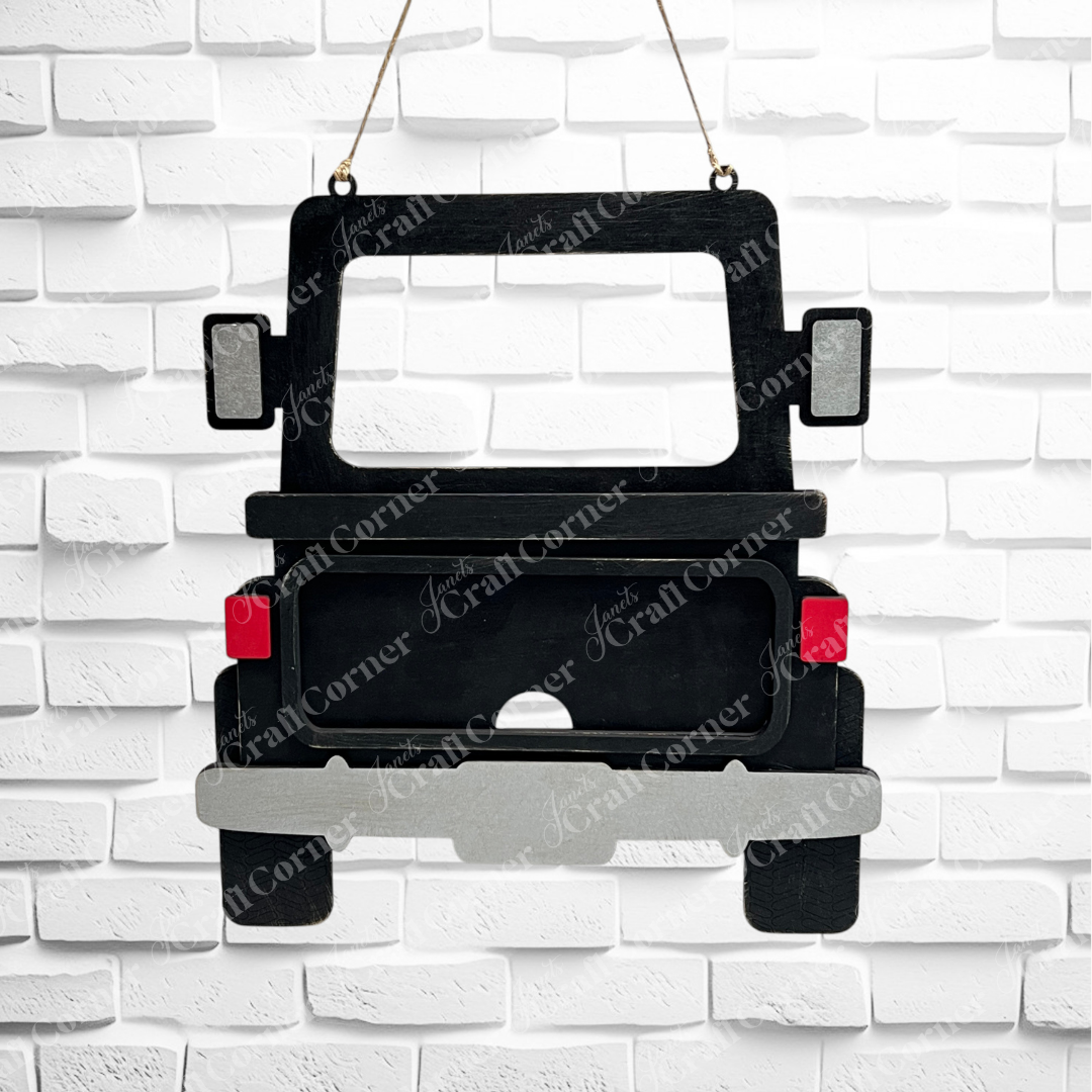 Off Road Truck Interchangeable Base - DIY home decor craft kit - set of 1