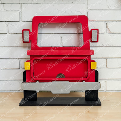 Off Road Truck Interchangeable Base - DIY home decor craft kit - set of 1