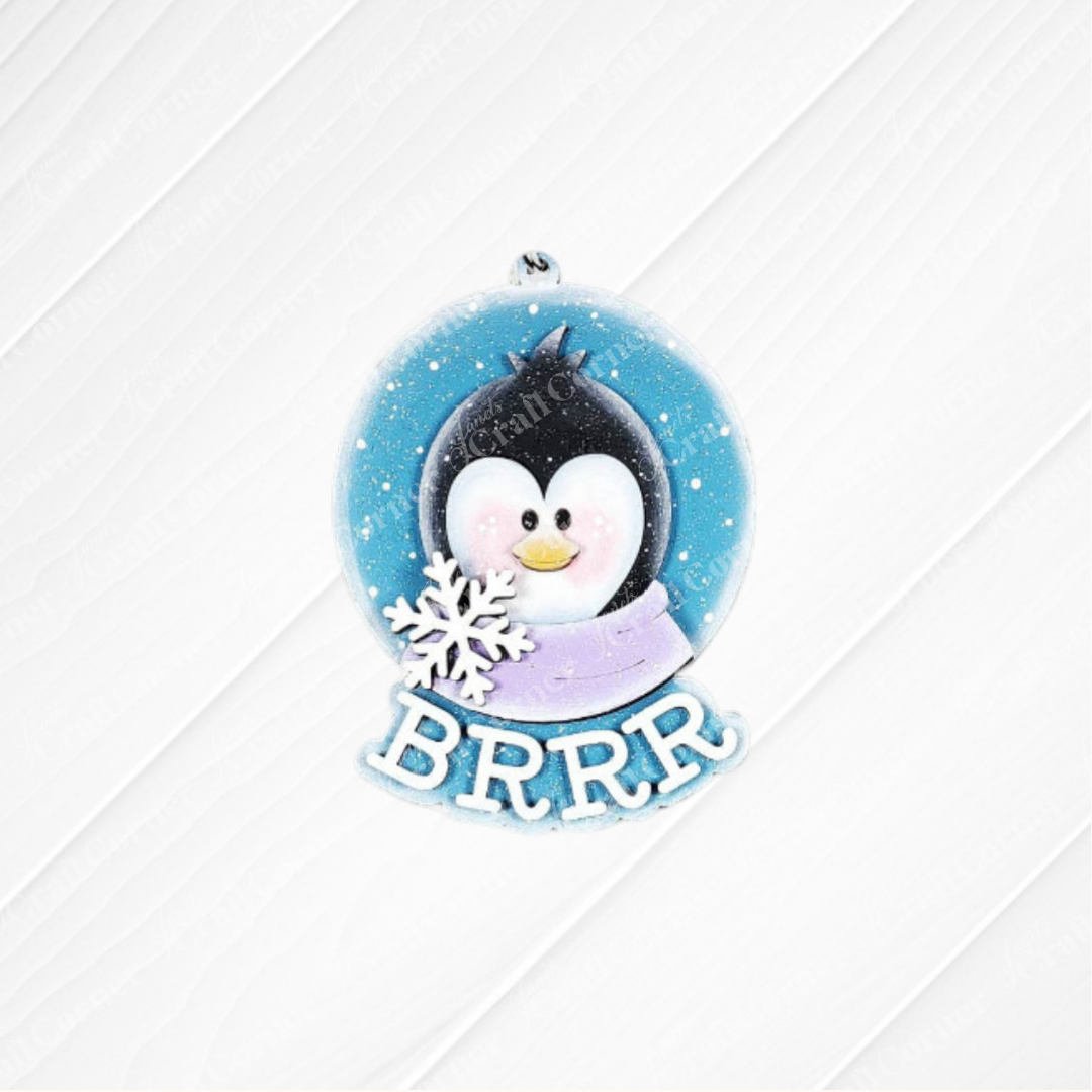 Winter Penguin Ornaments - DIY holiday craft kit - Choice of 3
