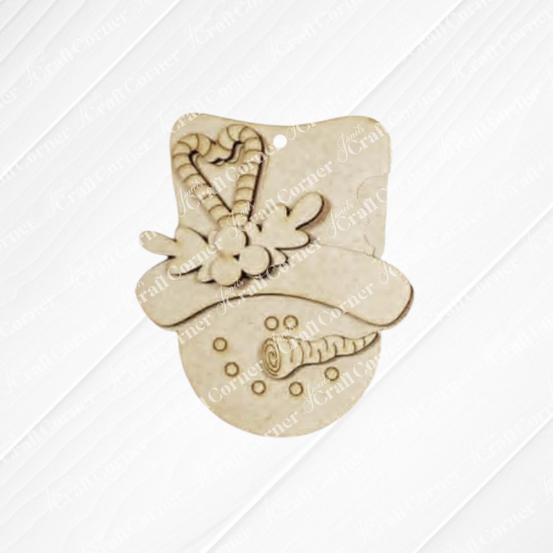 Sweet Winter Snowmen Ornaments - DIY holiday craft kit - Choice of 3