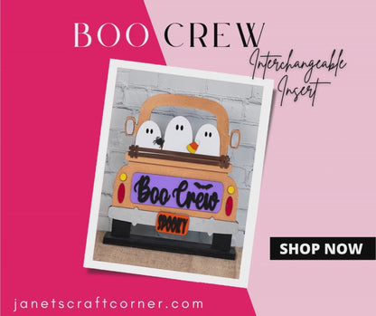 Boo Crew Interchangeable Insert - Painted