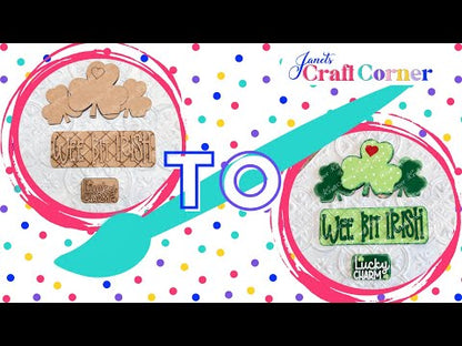 Wee Bit Irish Interchangeable Insert - Painted