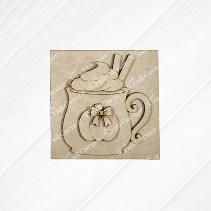 Thankful Squares - DIY home decor craft kit - Choice of 4