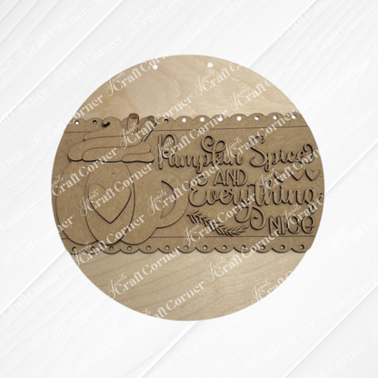 August 2026 - Pumpkin Spice Wall Hanger - Crafted by You! Repurchase