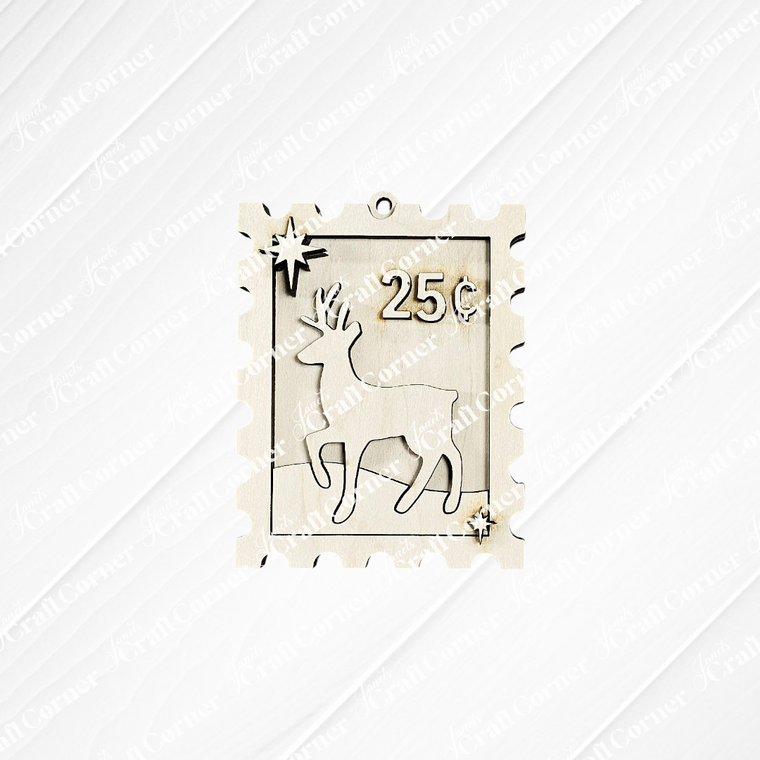 Holiday Mail Ornaments - DIY craft kits - Choice of 2 designs