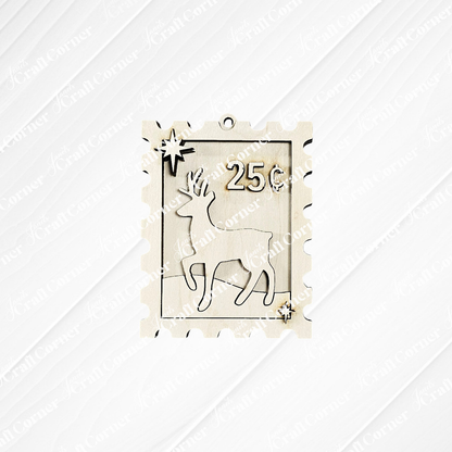 Holiday Mail Ornaments - DIY craft kits - Choice of 2 designs