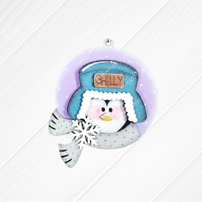 Winter Penguin Ornaments - DIY holiday craft kit - Choice of 3