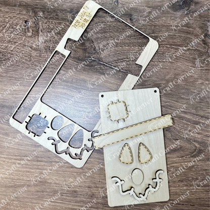 Scarecrow Face Kids Pop-Out - DIY craft kit - Set of 1