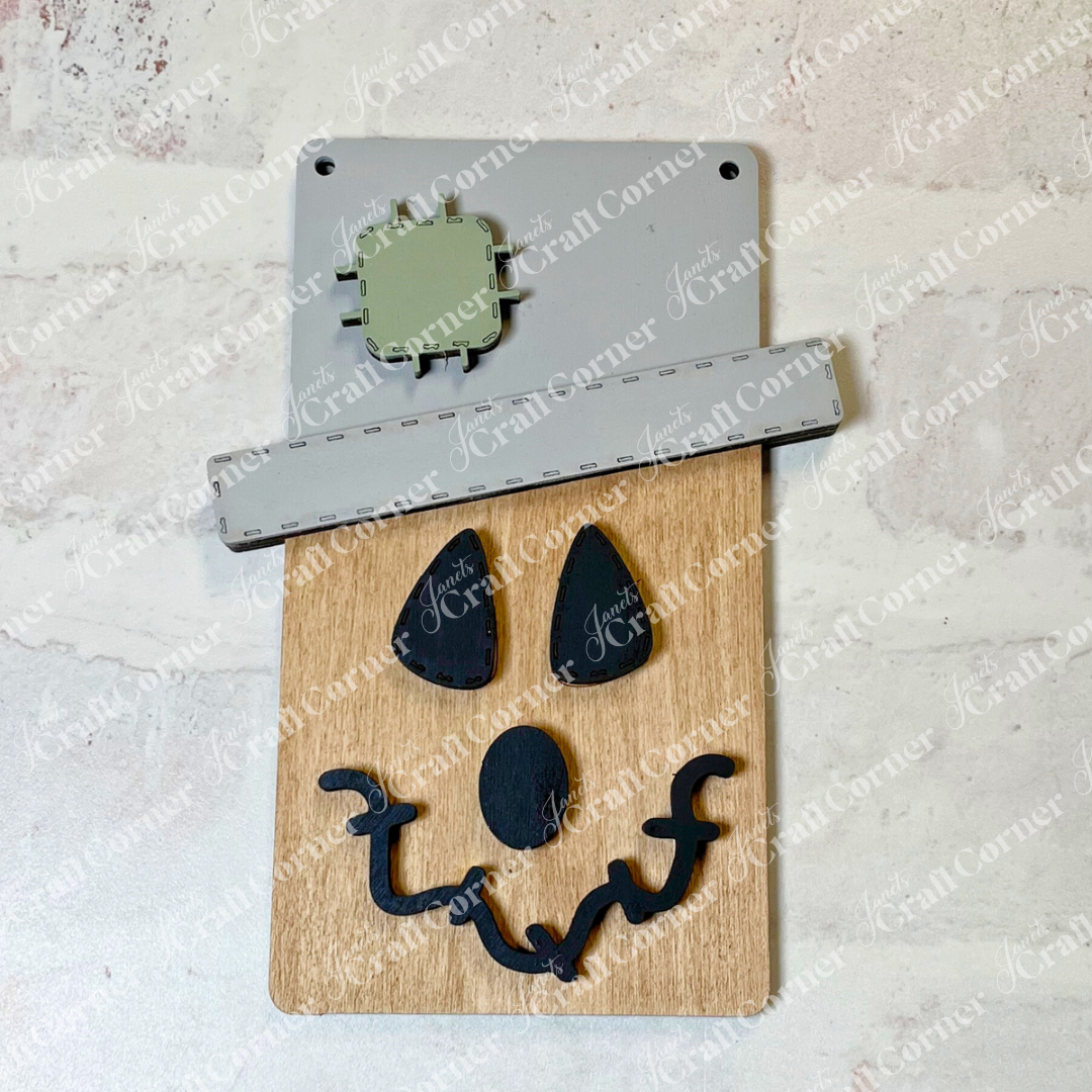 Scarecrow Face Kids Pop-Out - DIY craft kit - Set of 1