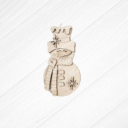 Winter Snowman Ornaments - DIY holiday craft kit - Choice of 7