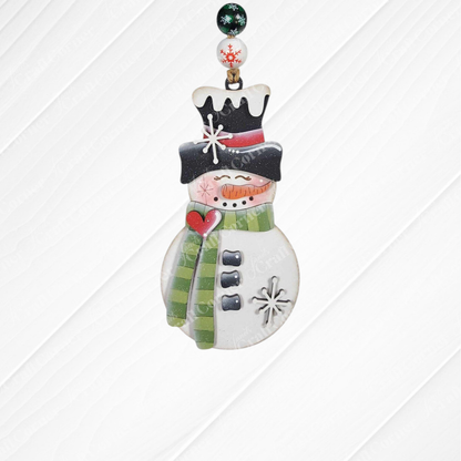 Winter Snowman Ornaments - DIY holiday craft kit - Choice of 7