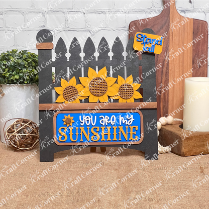 Garden Fence Classic Interchangeable Base – DIY home décor craft kit – Set of 1