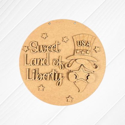 Sweet Land of Liberty Door Hanger – DIY Craft Kit