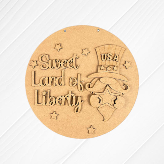 Sweet Land of Liberty Door Hanger – DIY Craft Kit