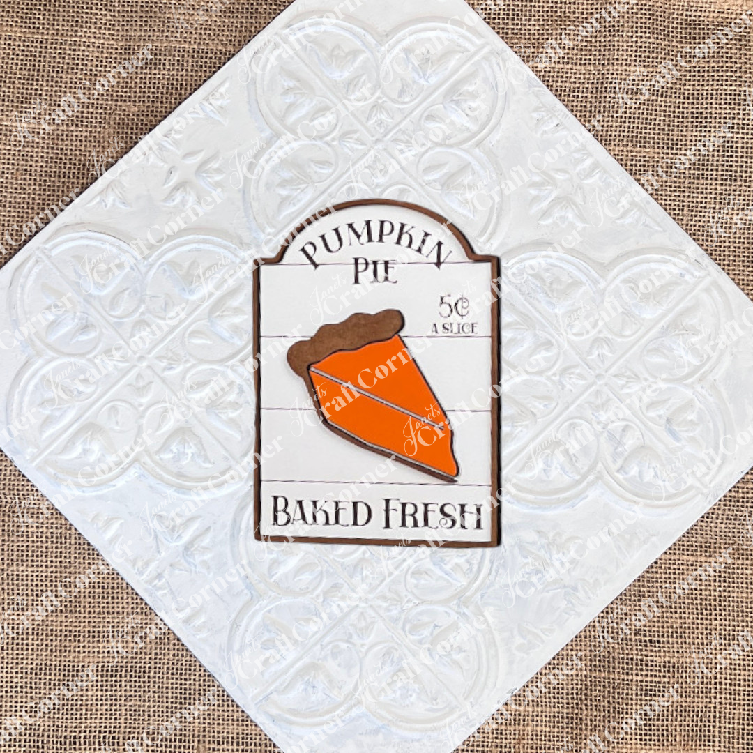 Add a festive touch to your home with Janet's Craft Corner Thankful Mini Shelf Sitters, a DIY seasonal decor kit that’s perfect for completing your Thanksgiving display.