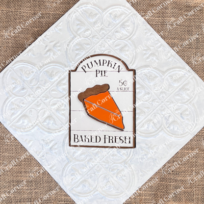 Add a festive touch to your home with Janet's Craft Corner Thankful Mini Shelf Sitters, a DIY seasonal decor kit that’s perfect for completing your Thanksgiving display.