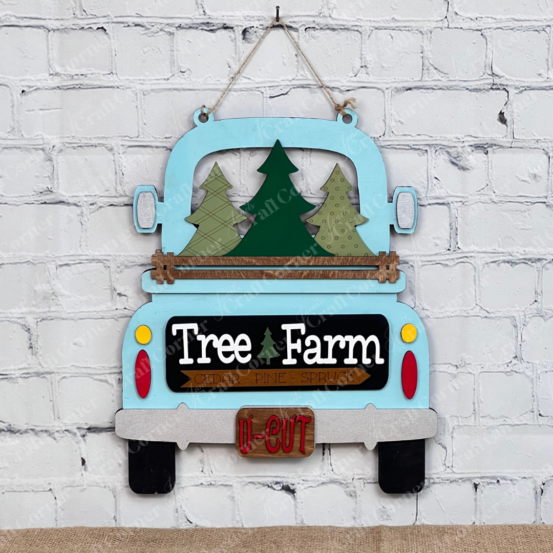 Antique Truck Classic Interchangeable Base – DIY home décor craft kit – Set of 1