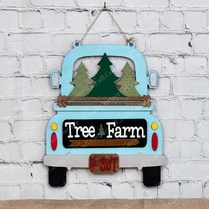 Antique Truck Classic Interchangeable Base – DIY home décor craft kit – Set of 1