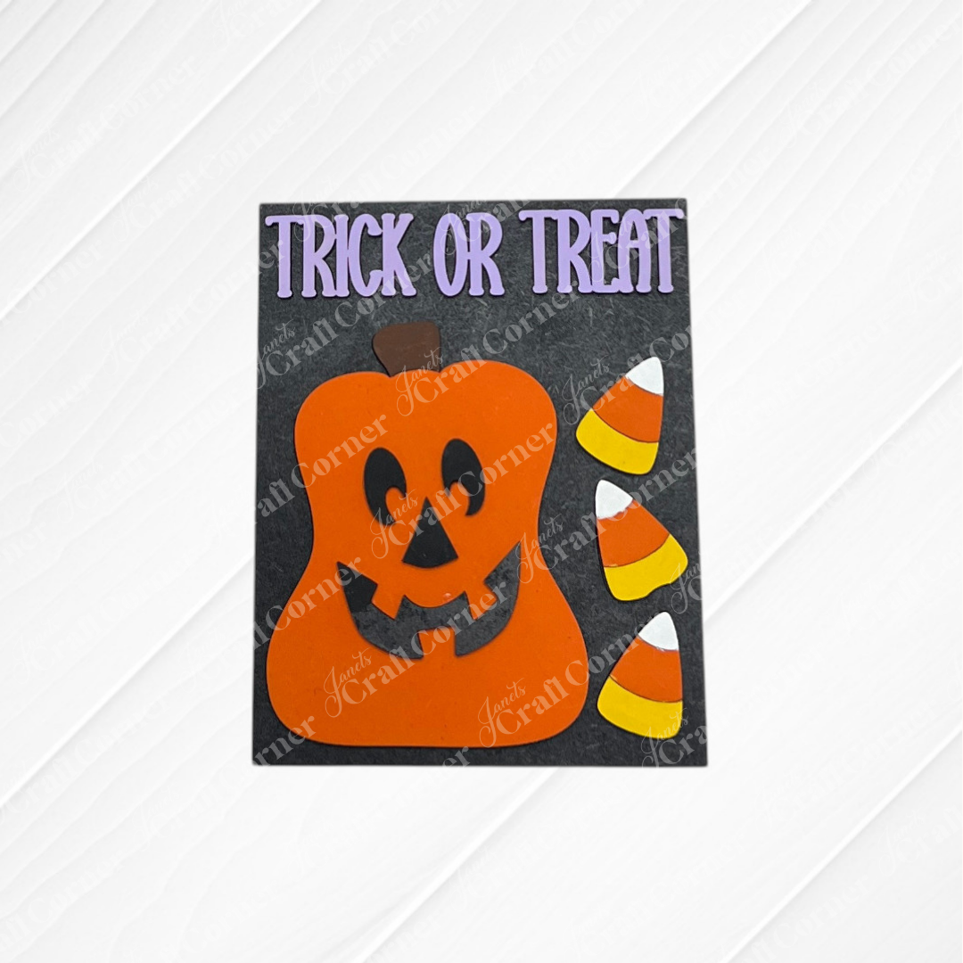 Halloween Switchable Farmhouse Signs - DIY home decor craft kit - Choice of 3