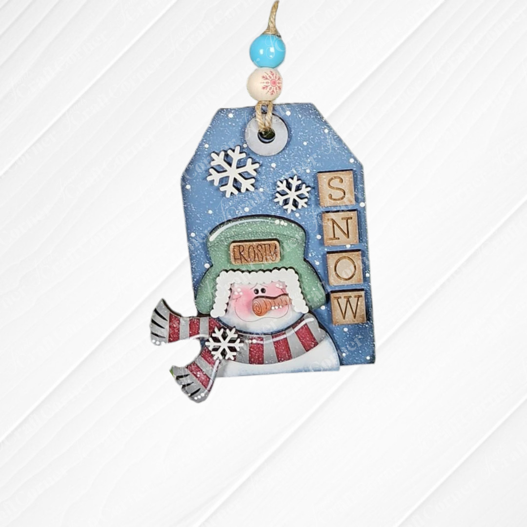 Winter Snowman Ornaments - DIY craft kits - Choice of 4