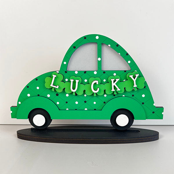 Lucky St. Patrick's Volkswagen Shelf Sitter