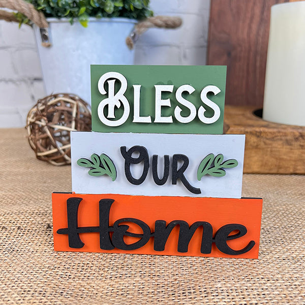 Farmhouse Home Word Stacks (standing/chunky)