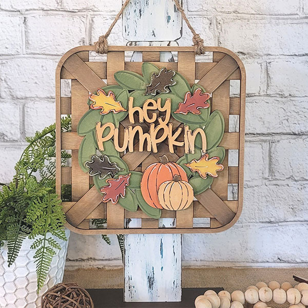 Hey Pumpkin Interchangeable Wreath